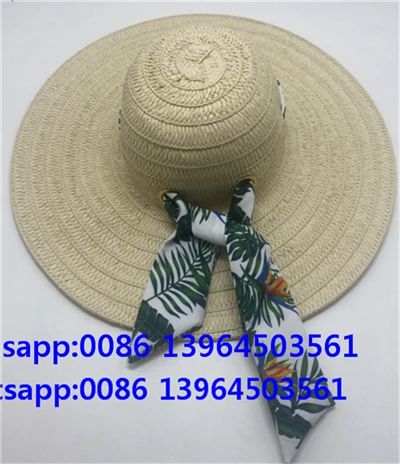 Women Summer Hat Paper Straw Sunhat
