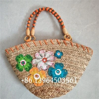 Women Straw Handbags With Embroidery