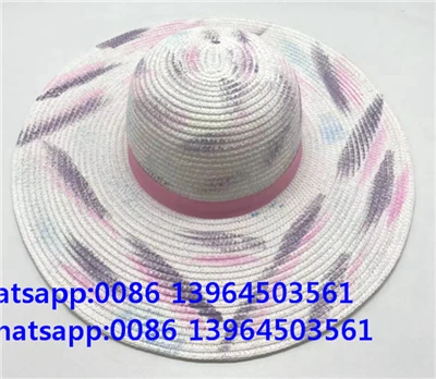 Paper Braided Foldable Sun Hat Straw Cap