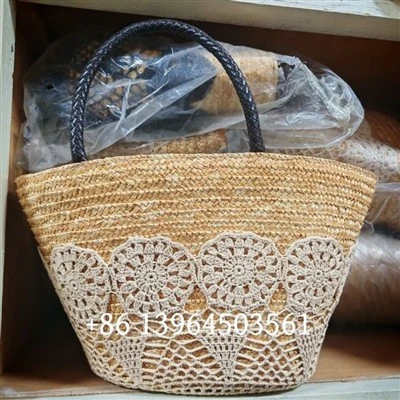 Wheat Straw Women Summer Beach Handbags