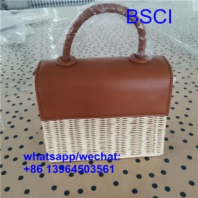 Chic Woven Straw Bag Shopper