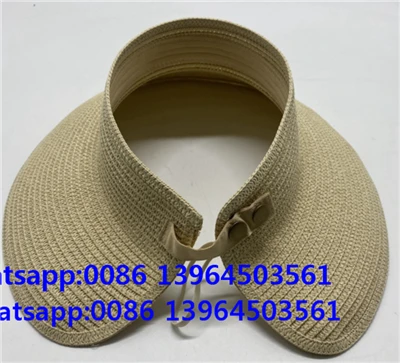 Adjuster With Button Foldable Visor Hat For Women