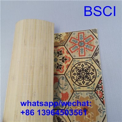 Durable Bamboo Placemats Natural Color