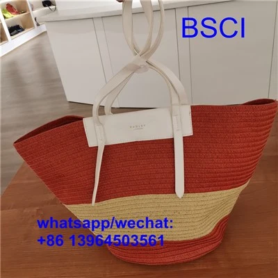 Durable Large Straw Beach Bag